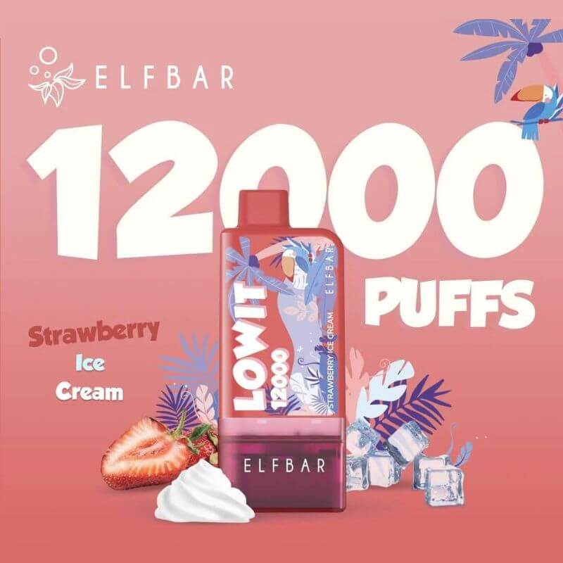 ELFBAR-LOWIT-12000-Strawberry-Ice-Cream-SG-Vape-Hub