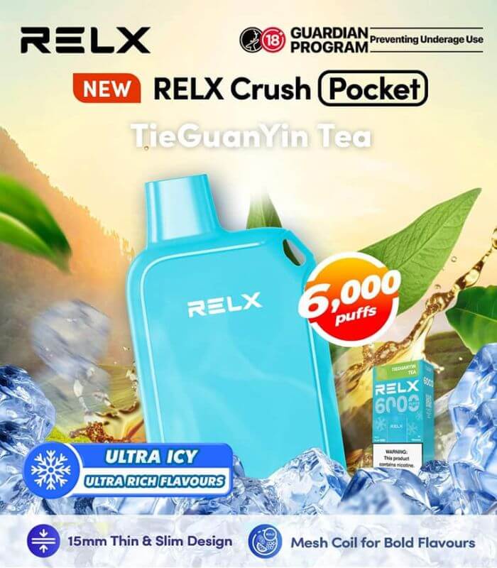 RELX-CRUSH-POCKET-6000-TIE-GUAN-YIN-SG-Vape-Hub