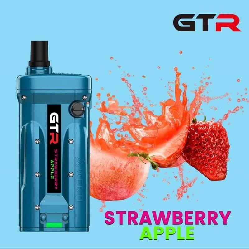 WERTI GTR 10000 Puffs Strawberry Apple